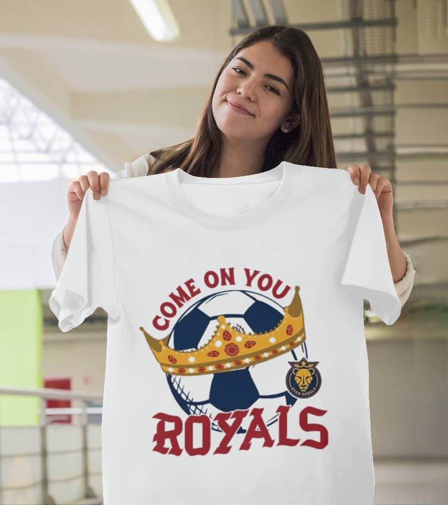 Come On You Royals Soccer Crown Lion T-Shirt