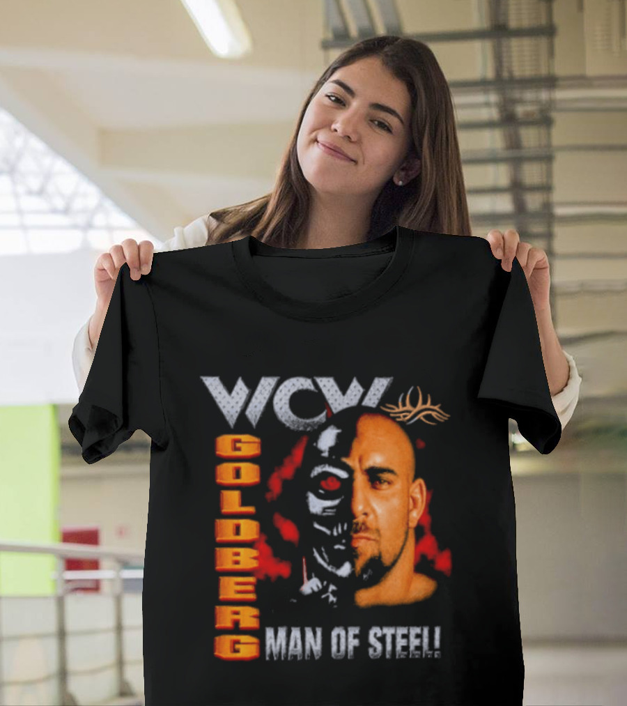 WCW Goldberg Man Of Steel Wrestling T-Shirt