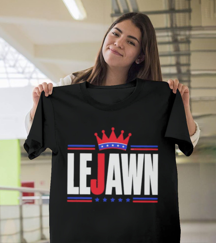 LeJawn King Crown LeBron James Philadelphia 76ers NBA 2026 T-Shirt