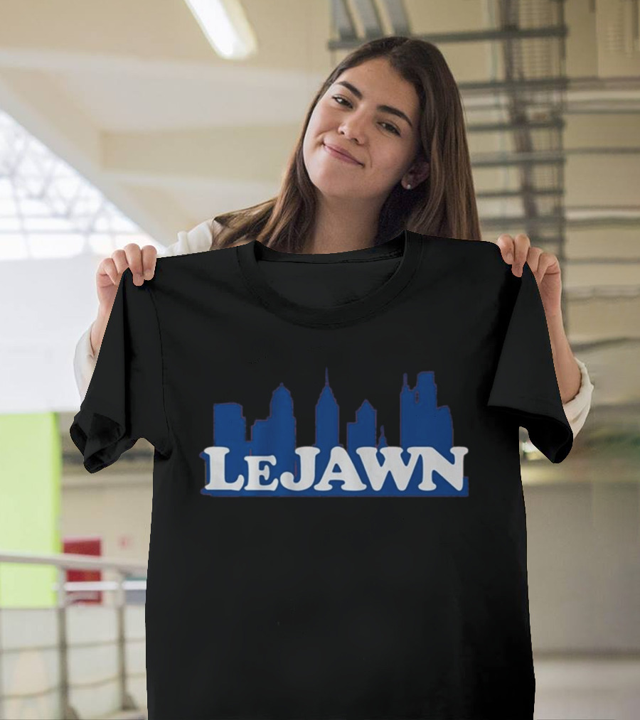 LeJawn Philadelphia 76ers City Skyline T-Shirt