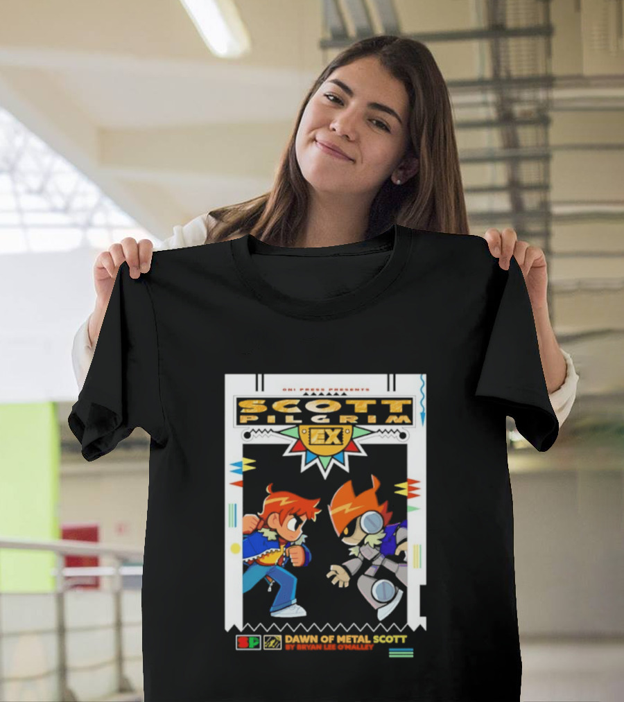 Scott Pilgrim Oni Press Bryan Lee O'Malley Damns Of Nega Scott T-Shirt