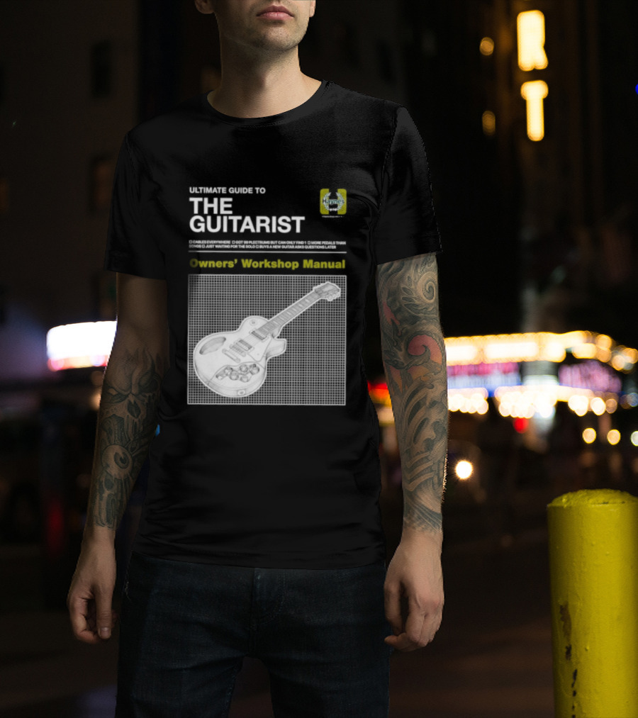 Owners' Workshop Manual For The Guitarist Ultimate Guide T-Shirt