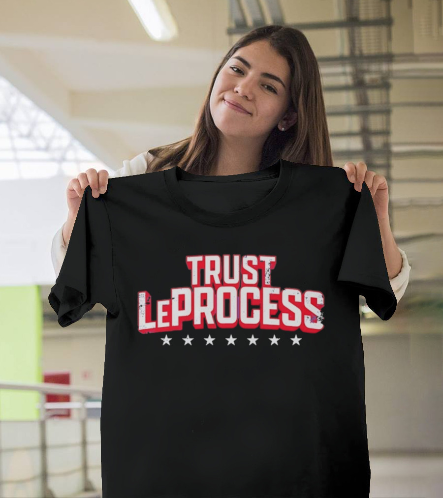 Trust LeProcess Basketball Phrase With Stars T-Shirt