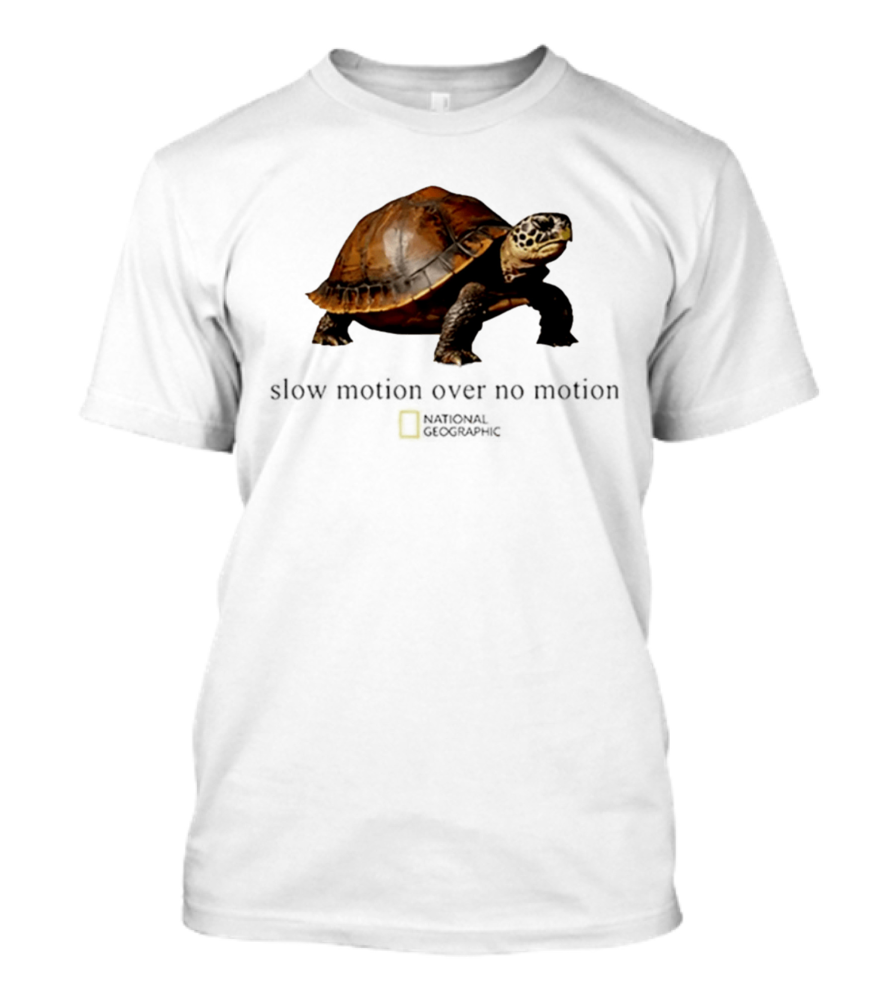 Slow Motion Over No Motion Turtle National Geographic T-Shirt
