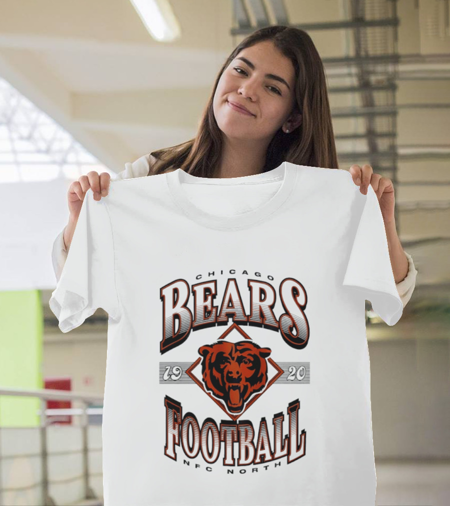 Chicago Bears 1920 Football NFC North Bear T-Shirt