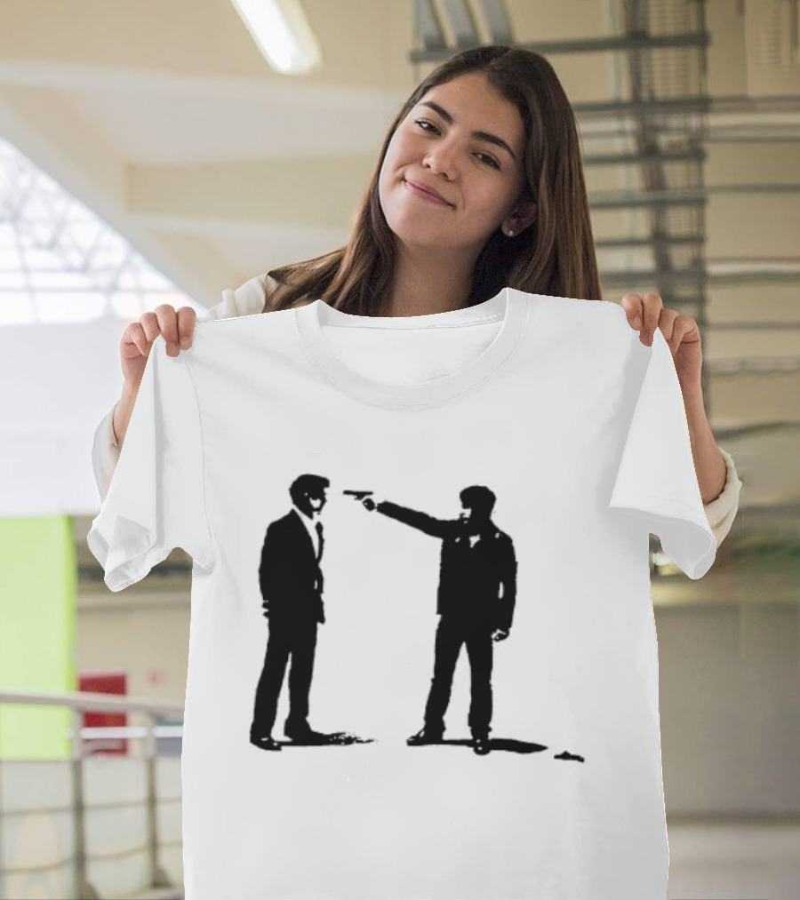 Infernal Affairs Hong Kong Crime Drama Iconic Confrontation Scene T-Shirt