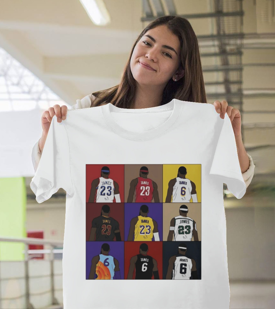 LeBron James Each Team History Philadelphia 76ers NBA 2026 T-Shirt