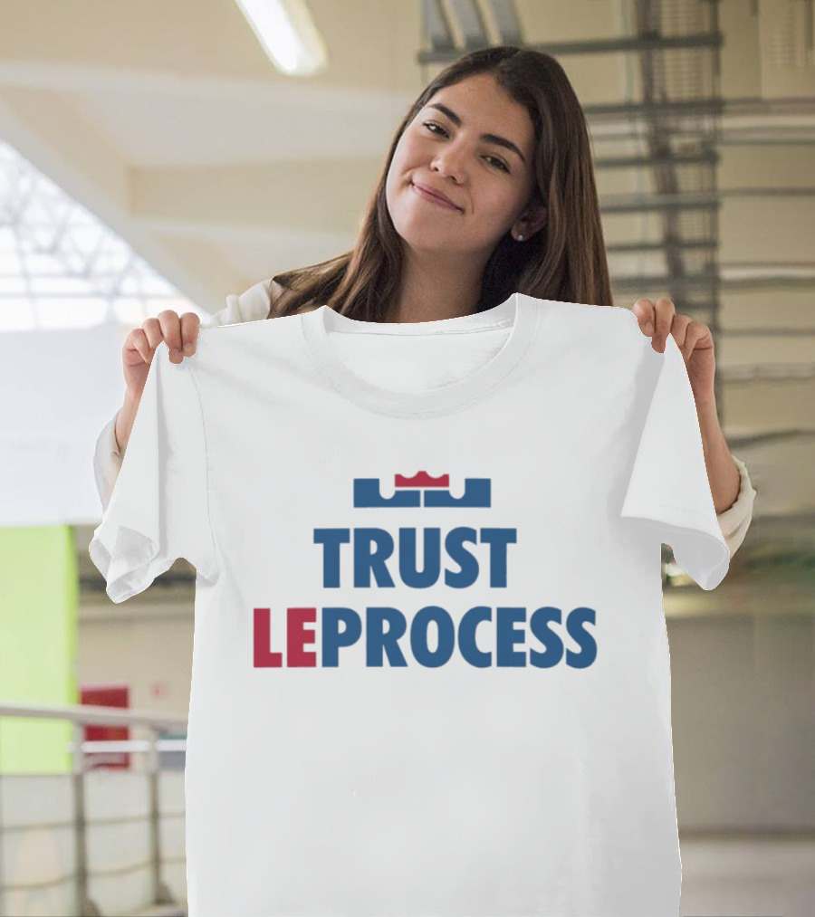 LeBron James Philadelphia 76ers Trust LeProcess Basketball T-Shirt
