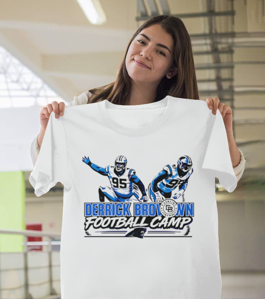Lee Hunter Derrick Brown Carolina Panthers Football Camp T-Shirt