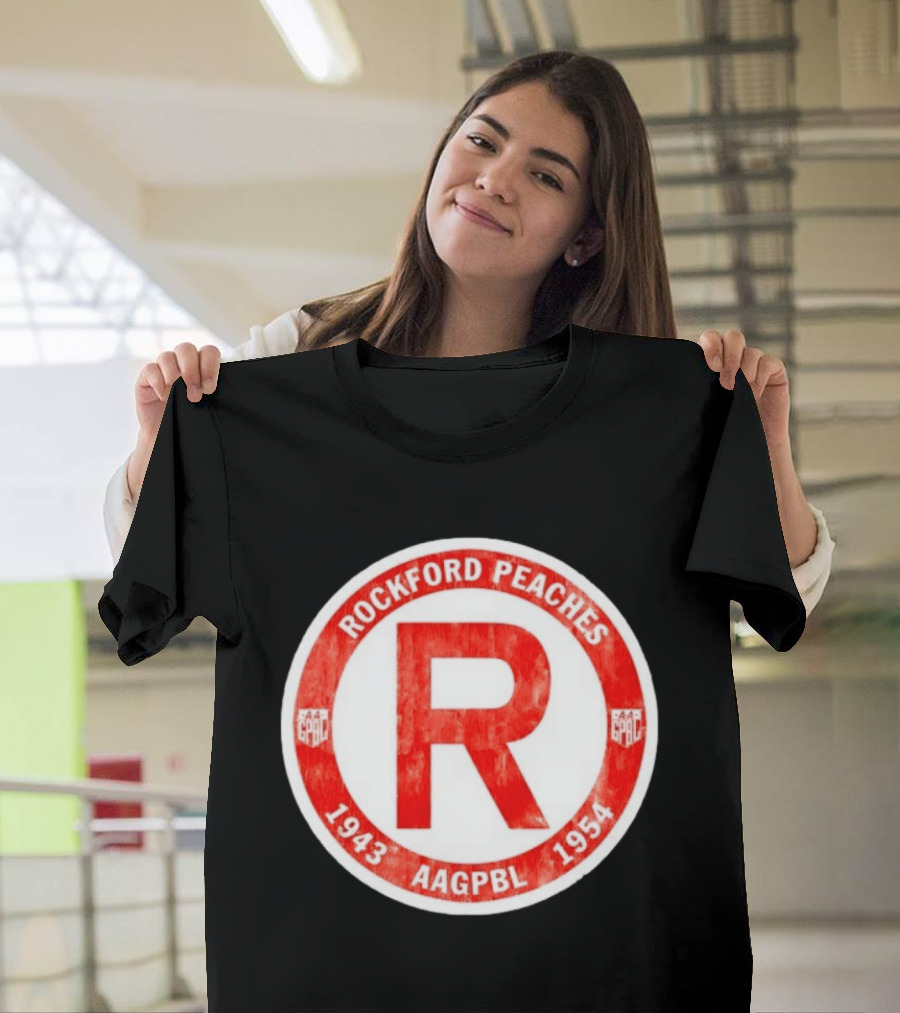 Rockford Peaches 1943 1954 AAGPBL T-Shirt