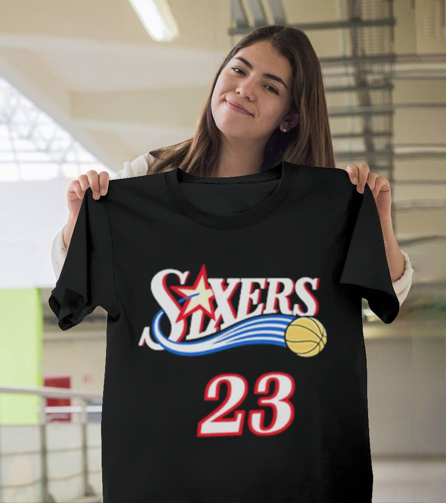 Sixers Basketball Star 23 T-Shirt