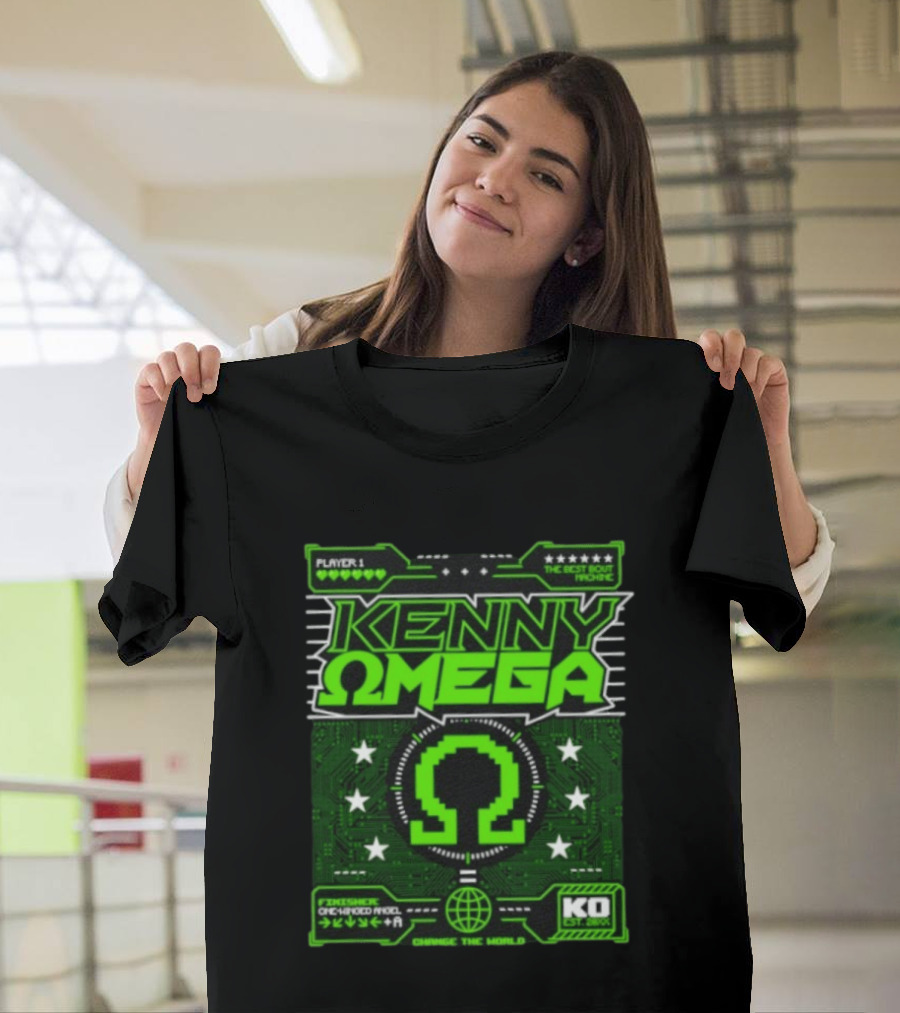 Kenny Omega Player 1 The Best Bout Machine One Winged Angel KO Change The World T-Shirt