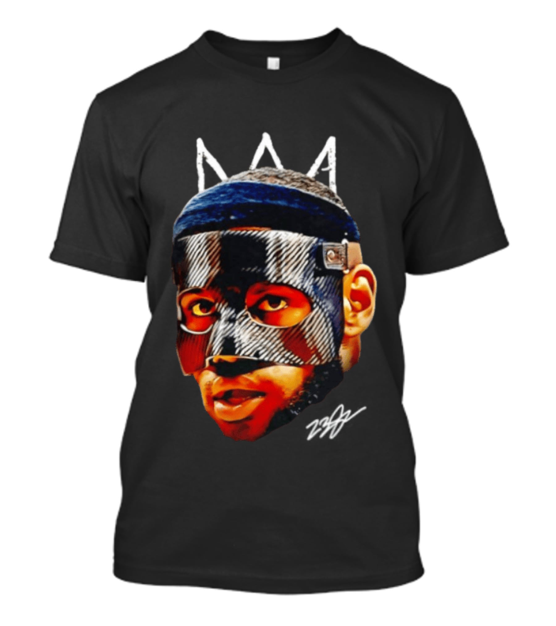 LeBron James Mask The GOAT Crown T-Shirt