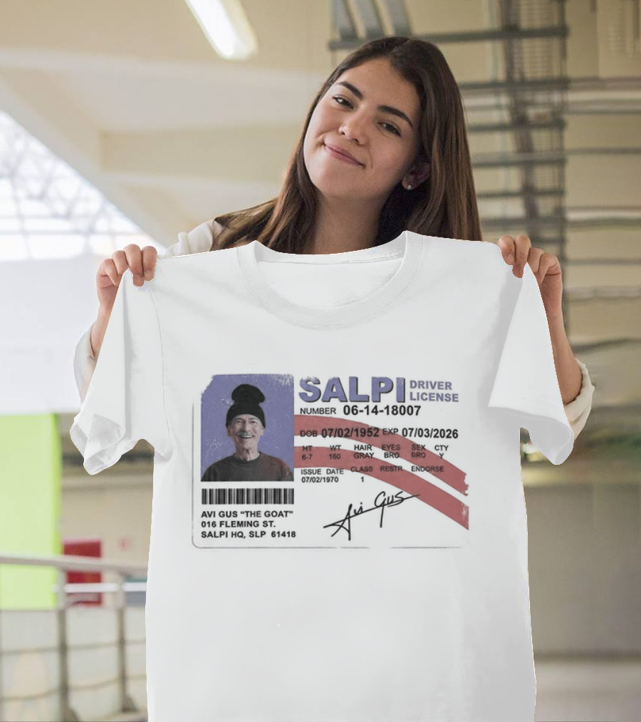 Antoine Griezmann MLS The Goat Salpi Driver License Signature T-Shirt