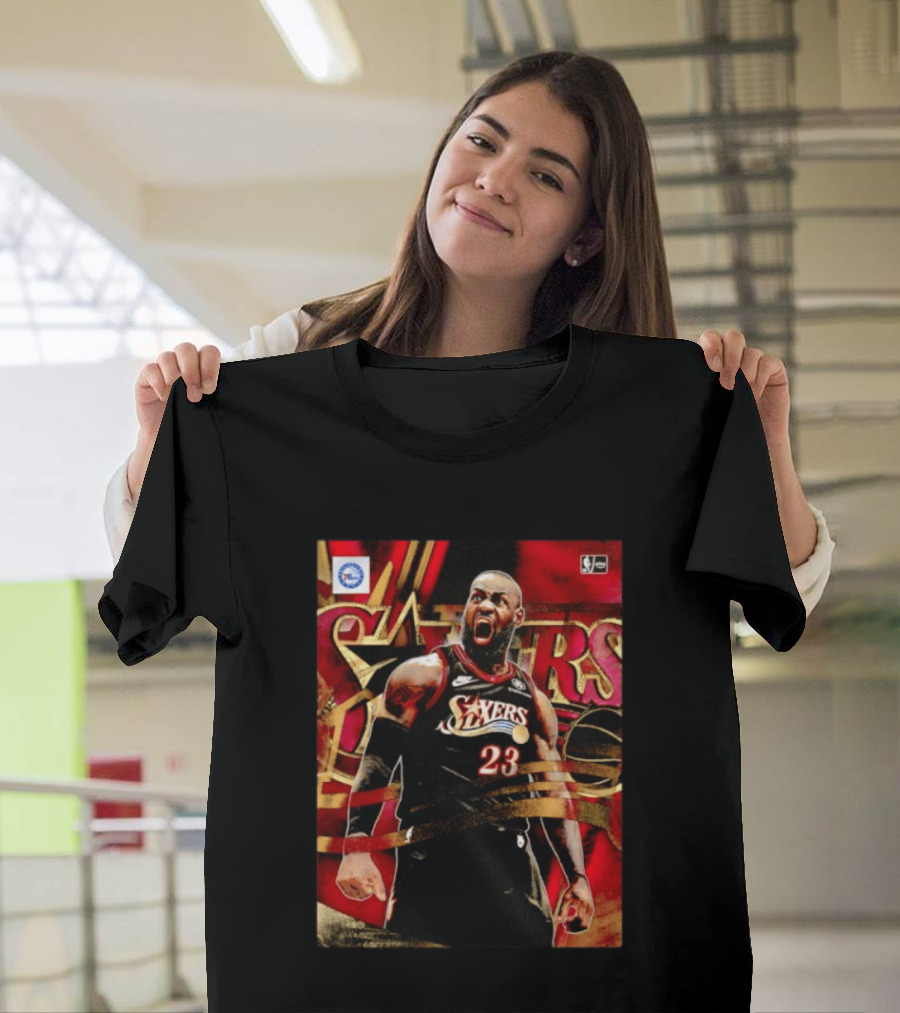 Philadelphia 76ers LeBron James NO.23 NBA Nike NBA League Basketball T-Shirt