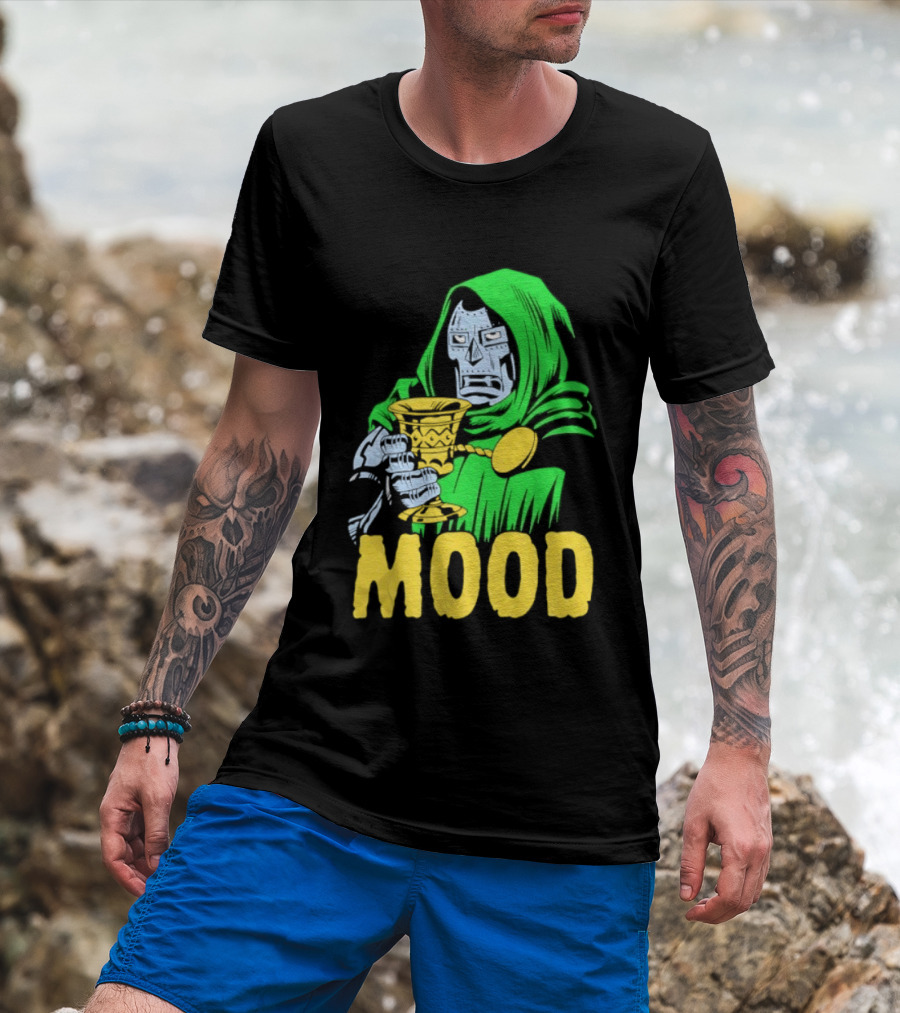 Doctor Doom Mood Marvel Villain Comic Book T-Shirt