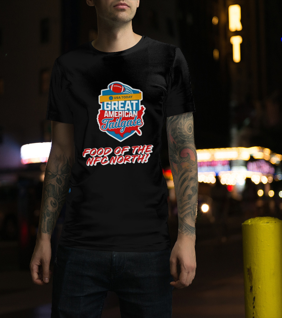 USA Today Great American Tailgate Food Of The NFC North T-Shirt