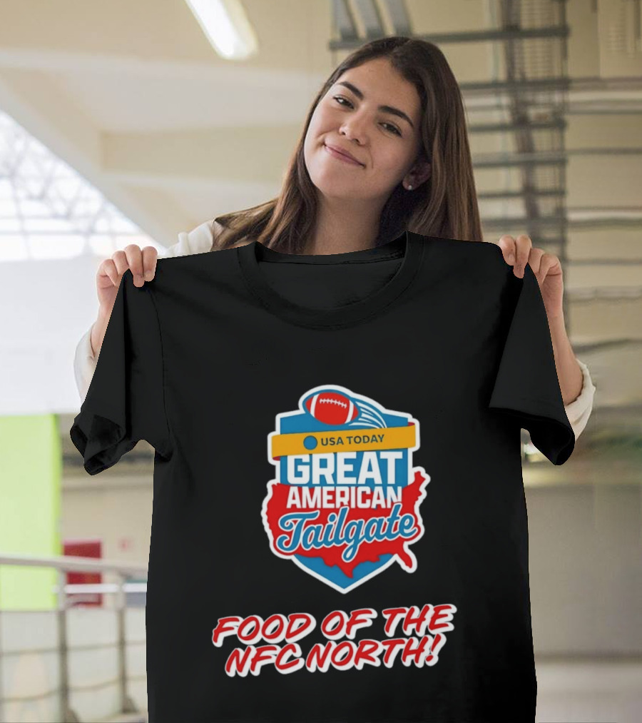 USA Today Great American Tailgate Food Of The NFC North T-Shirt