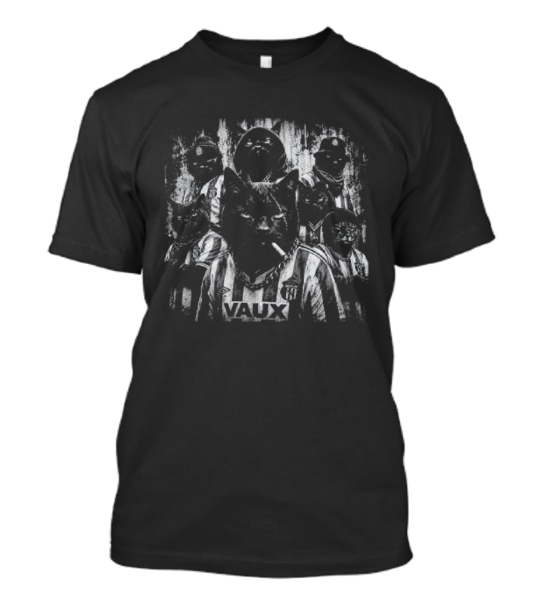 Sunderland Gangster Black Cats Distressed T-Shirt