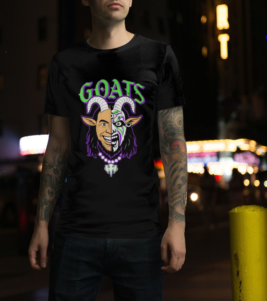 The Hardys GOATS Half Face Fusion T-Shirt