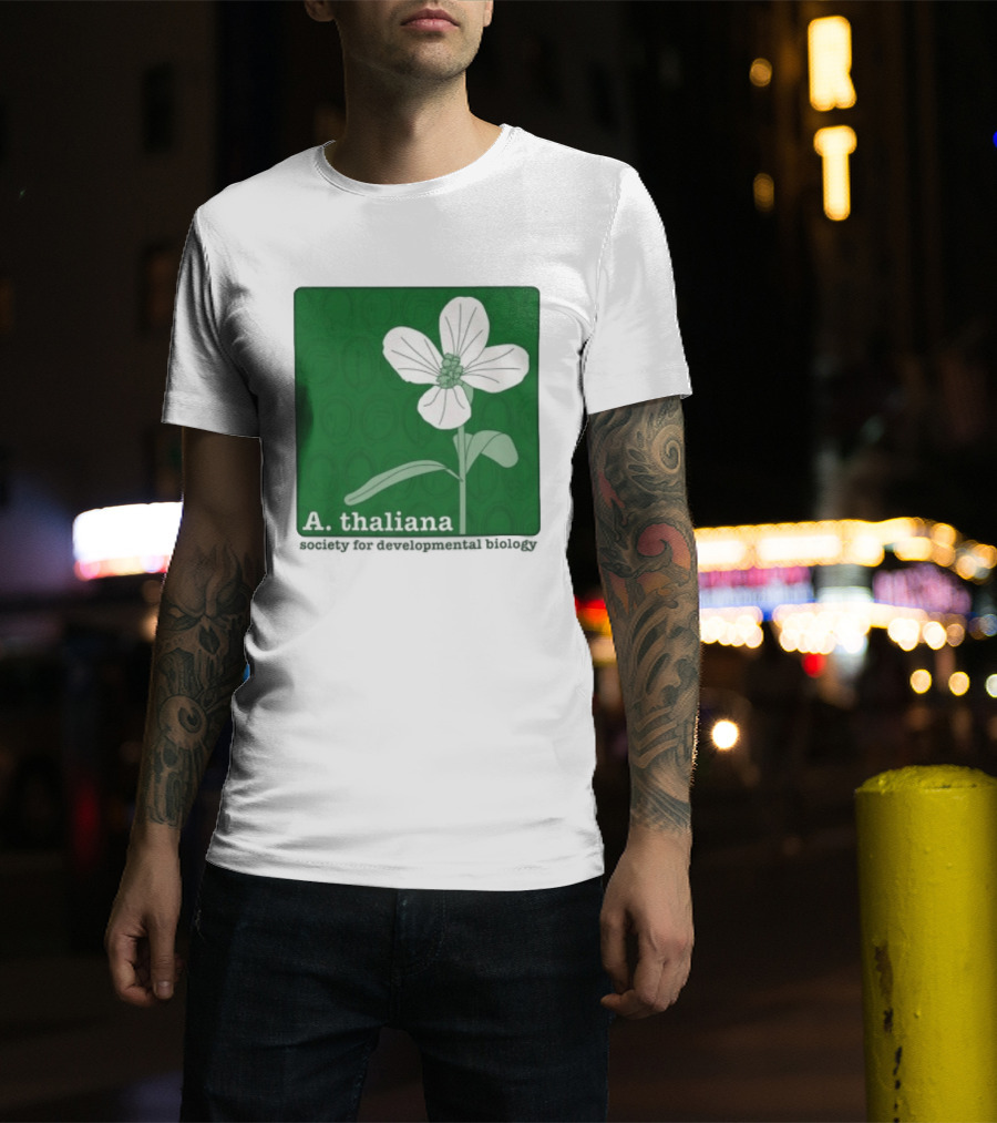 A Thaliana Society For Developmental Biology Flower T-Shirt