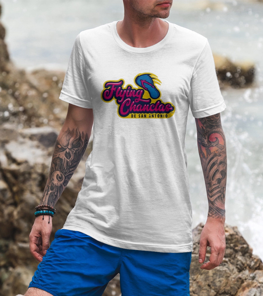 Flying Chanclas De San Antonio Baseball Team Fan T-Shirt