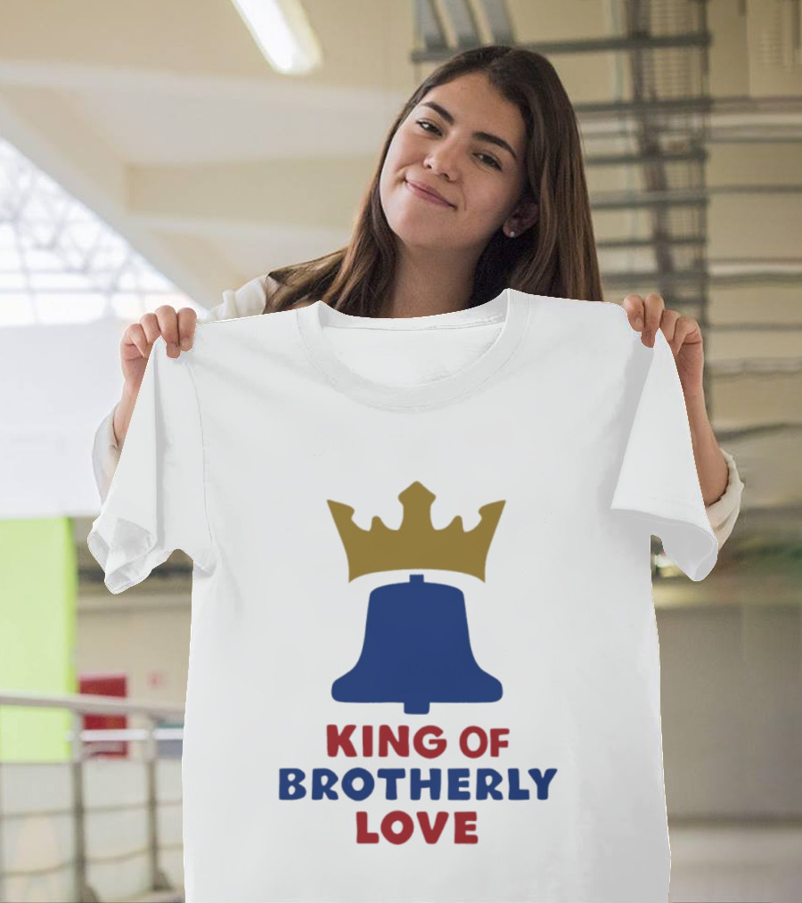Philadelphia 76ers King Of Brotherly Love LeBron James T-Shirt