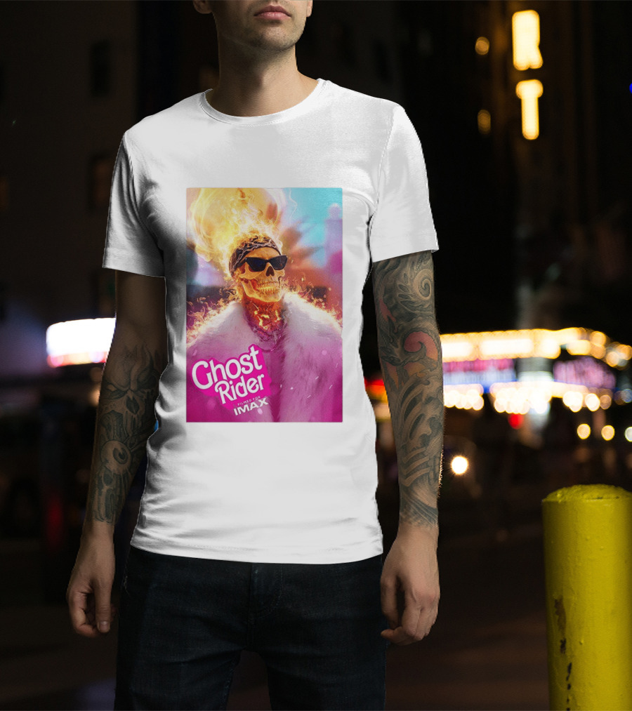 Ryan Gosling Barbie Ghost Rider Filmed For IMAX T-Shirt