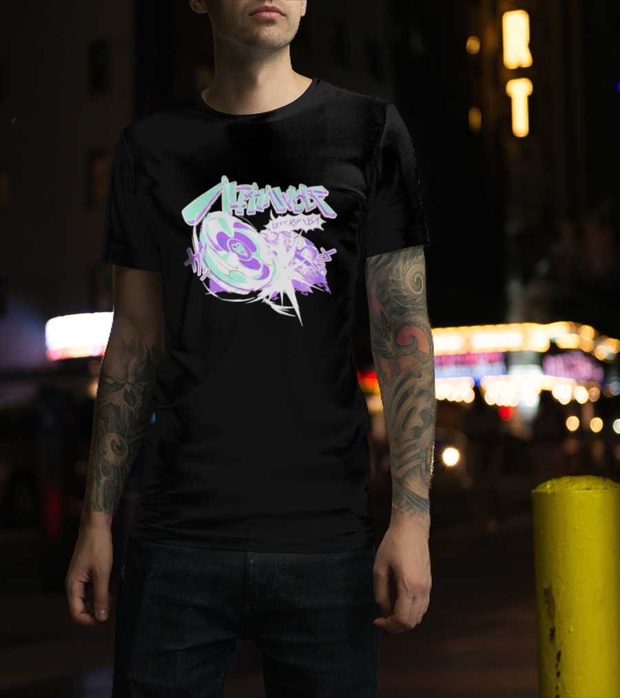 Alpha Wolf Left Rip USA Beyblade Anime Burst T-Shirt