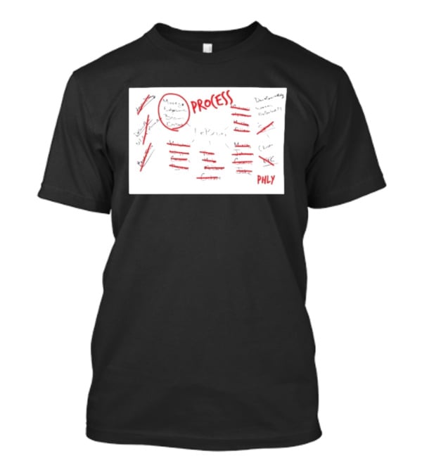 LeBron Process NBA Player List Philadelphia Basketball T-Shirt