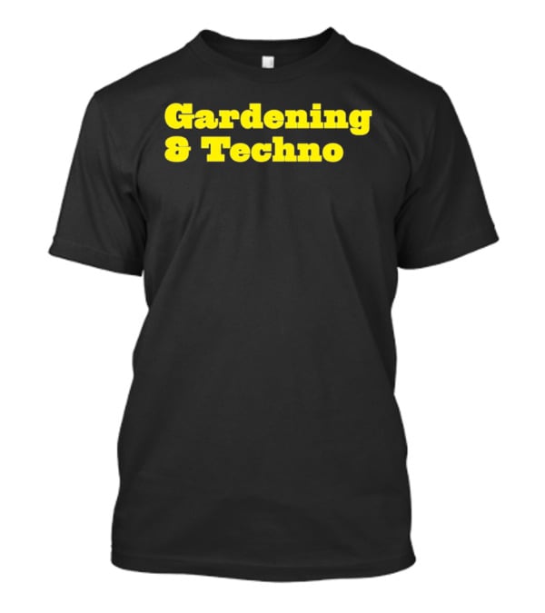 Gardening And Techno Bold Yellow T-Shirt