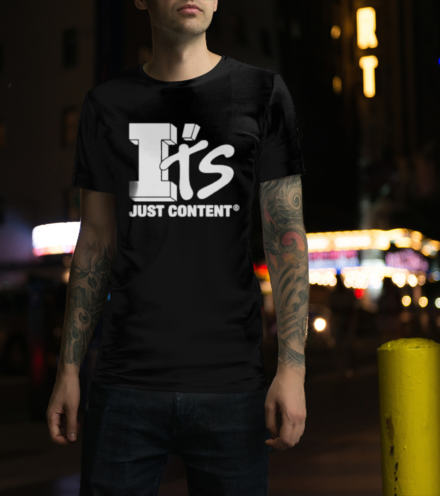 It's Just Content I Totaled Your Lambo T-Shirt