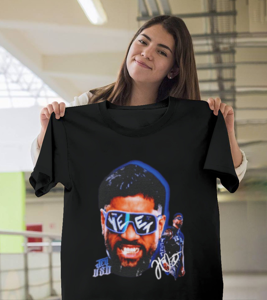 Jey Uso Yeet WWE Wrestling Bloodline Autograph Sunglasses T-Shirt