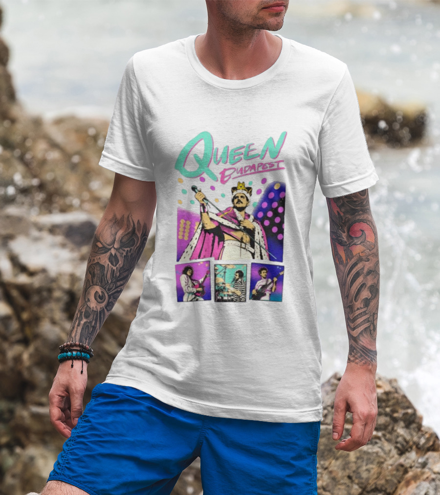 Queen Budapest Anniversary Vest 40th Pop Concert T-Shirt