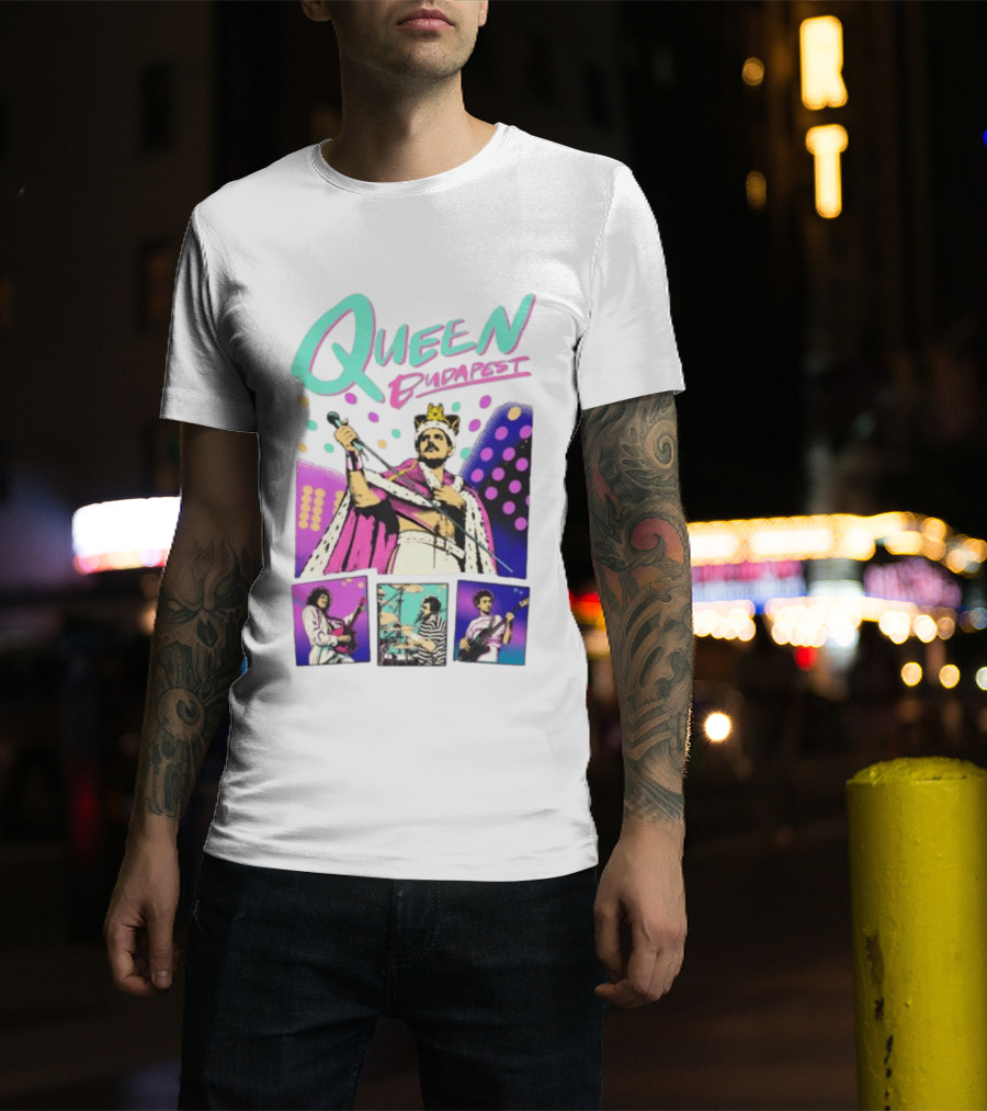 Queen Budapest Anniversary Vest 40th Pop Concert T-Shirt