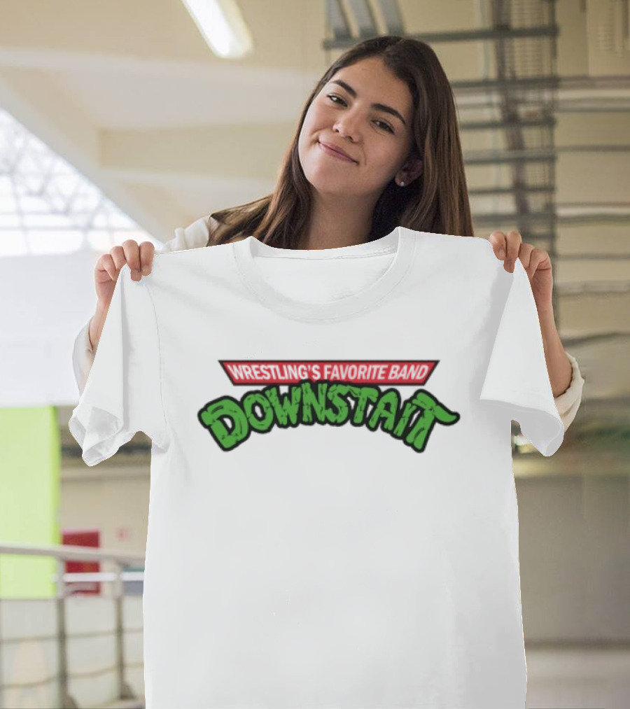 Wrestling's Favorite Band Downstait Wrestling Music T-Shirt