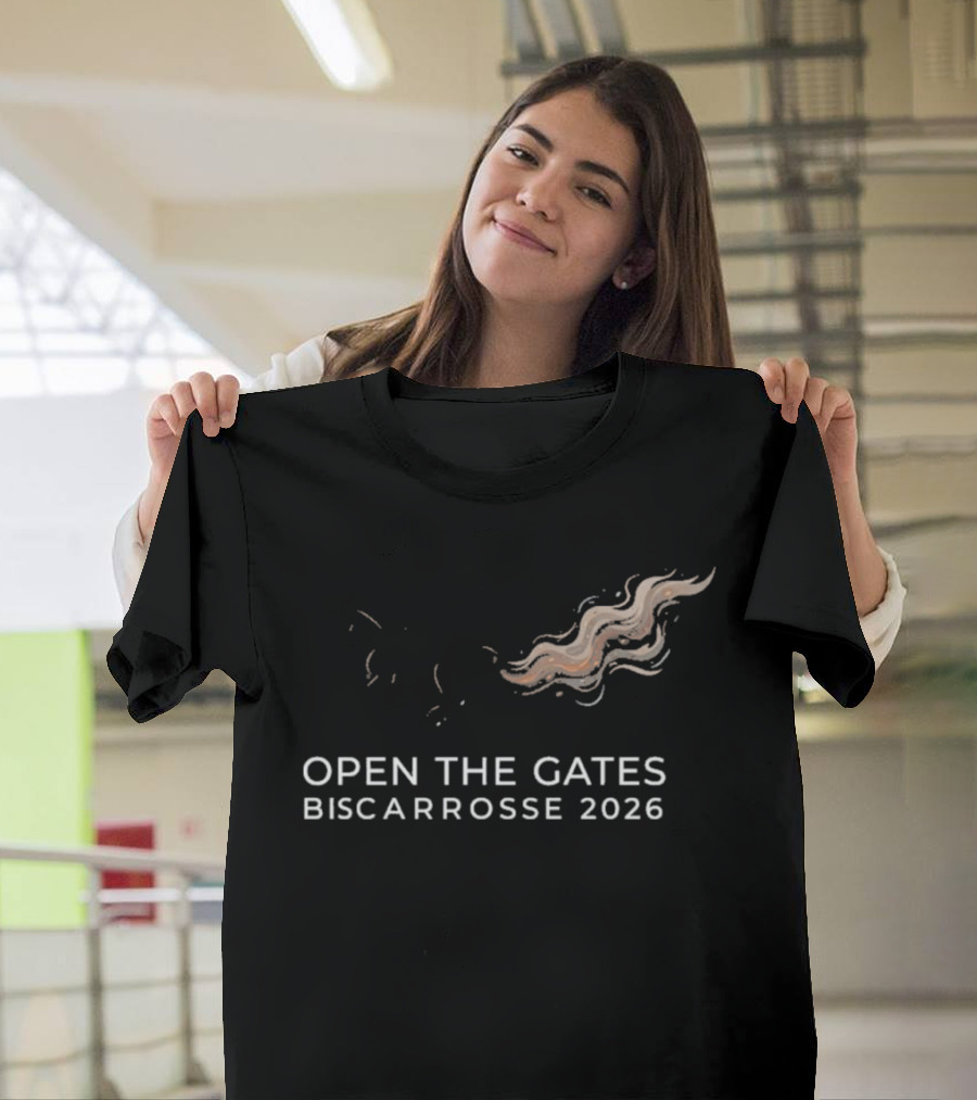 Open The Gates Biscarrosse Horse Rescue 2026 Wildfire Survivor T-Shirt