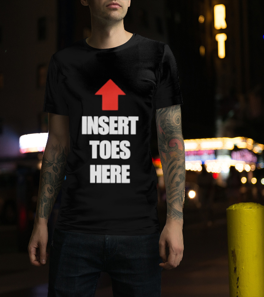 Insert Toes Here Red Arrow Top T-Shirt