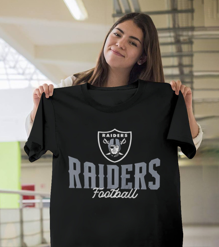 Las Vegas Raiders Football 1968 AFC West Raiders Football T-Shirt