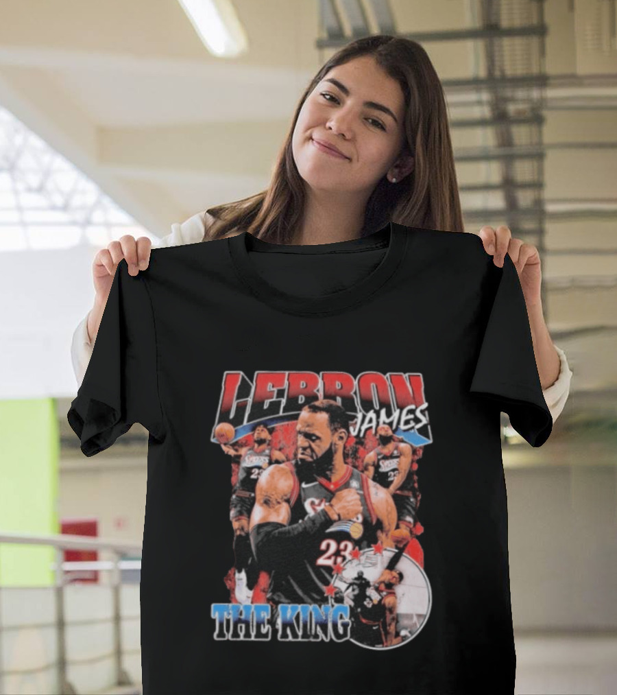 LeBron James The King Sixers 23 Basketball Champion T-Shirt