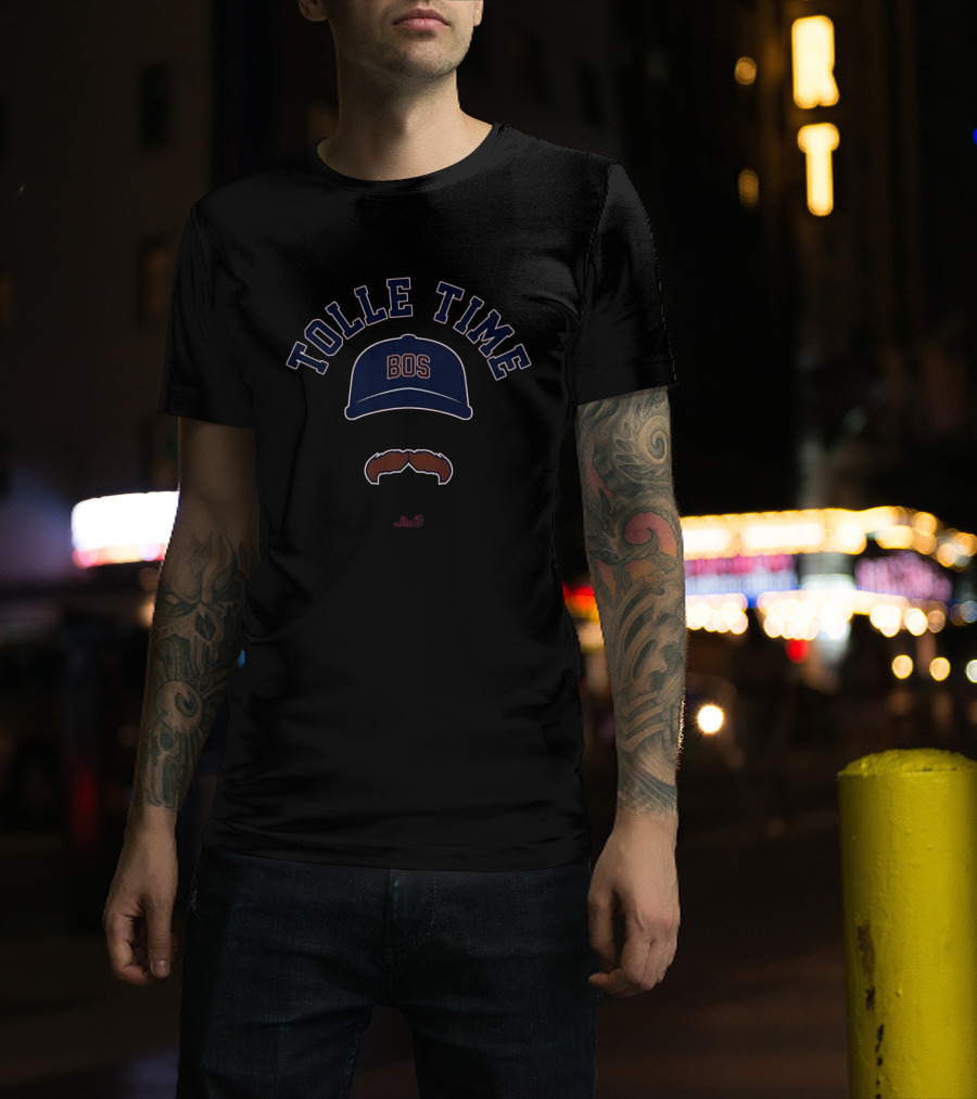 Tolle Time BOS Cap And Mustache T-Shirt