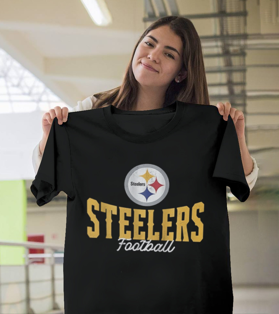 Pittsburgh Steelers Football 1933 AFC North Symbol Steelers Football T-Shirt
