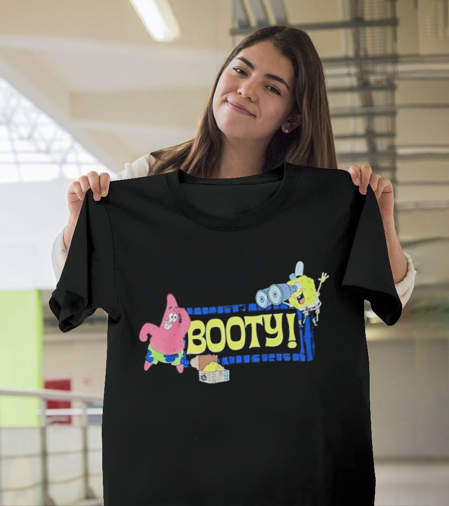 Sponge And Patrick Star Booty Treasure Hunt Adventure T-Shirt