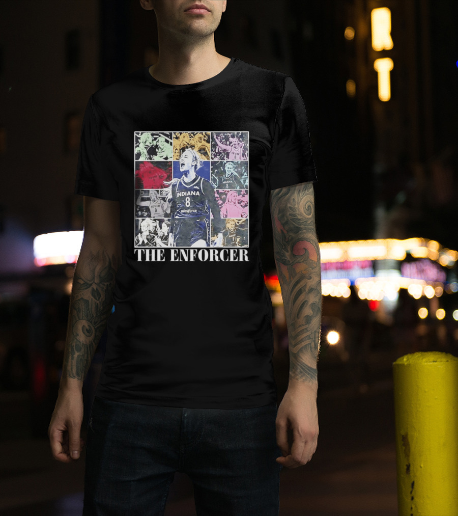 The Enforcer Indiana Fever 8 Indiana Fever Salesforce Sophie Cunningham T-Shirt