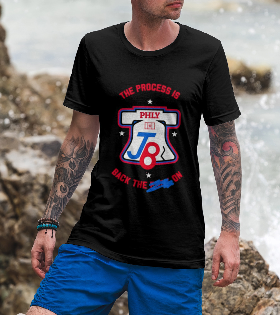PHLY The Process Is Back Jalen Brunson Philadelphia 76ers T-Shirt