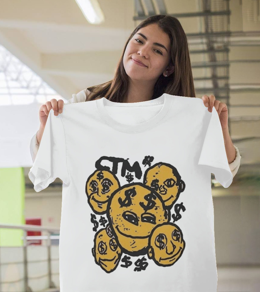 CTM Money Faces Dollar Sign Expressions T-Shirt