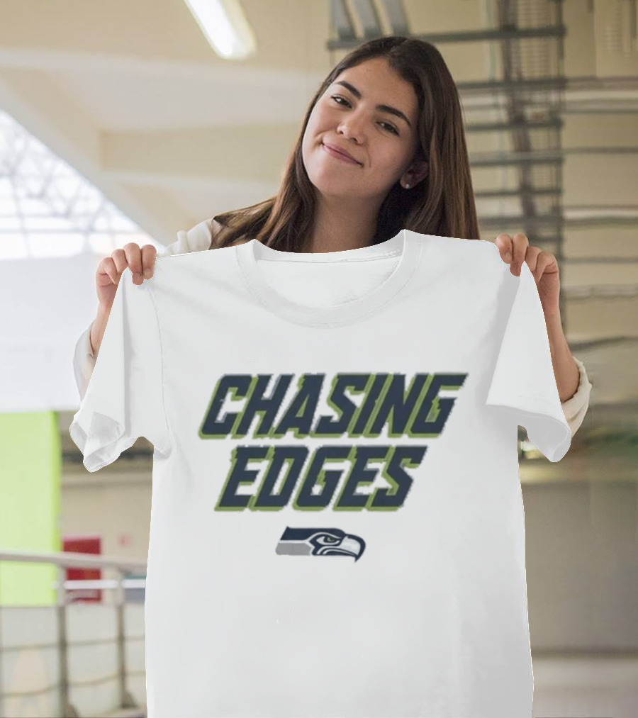 Chasing Edges Seattle Football Team Hawk T-Shirt