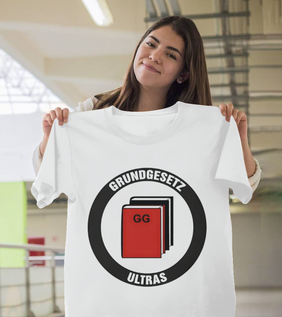 Grundgesetz Ultras GG Book Emblem German Constitution T-Shirt