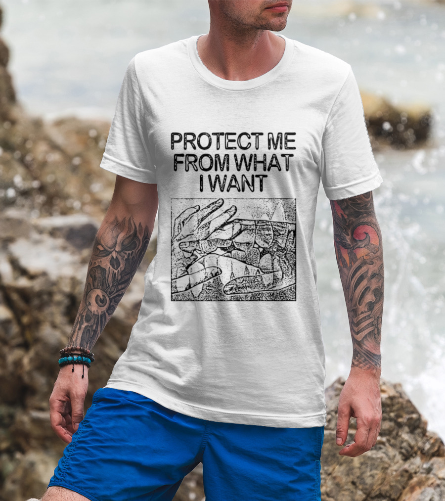Protect Me From What I Want Jenny Holzer Text And Abstract T-Shirt
