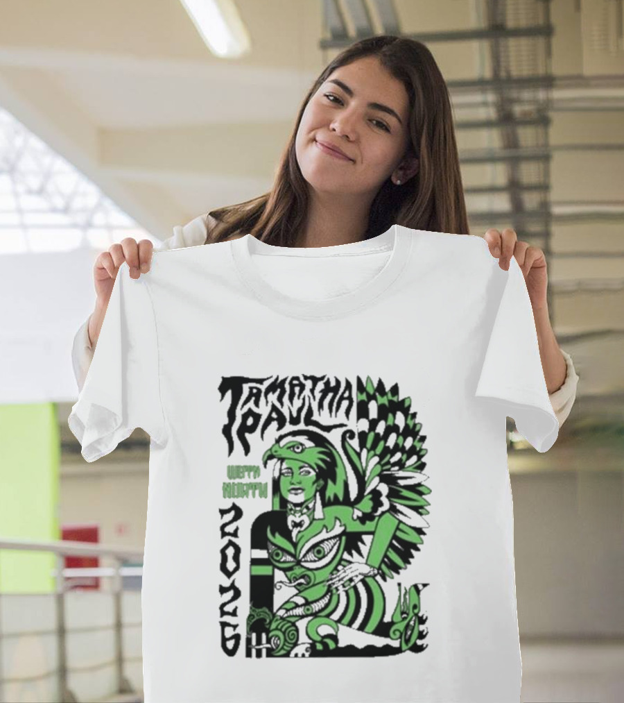 Xoe Hall X Tamatha Paul 2026 Te Atatu Whero Kakapo T-Shirt
